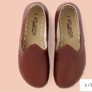 Women's Tan Leather Loafers